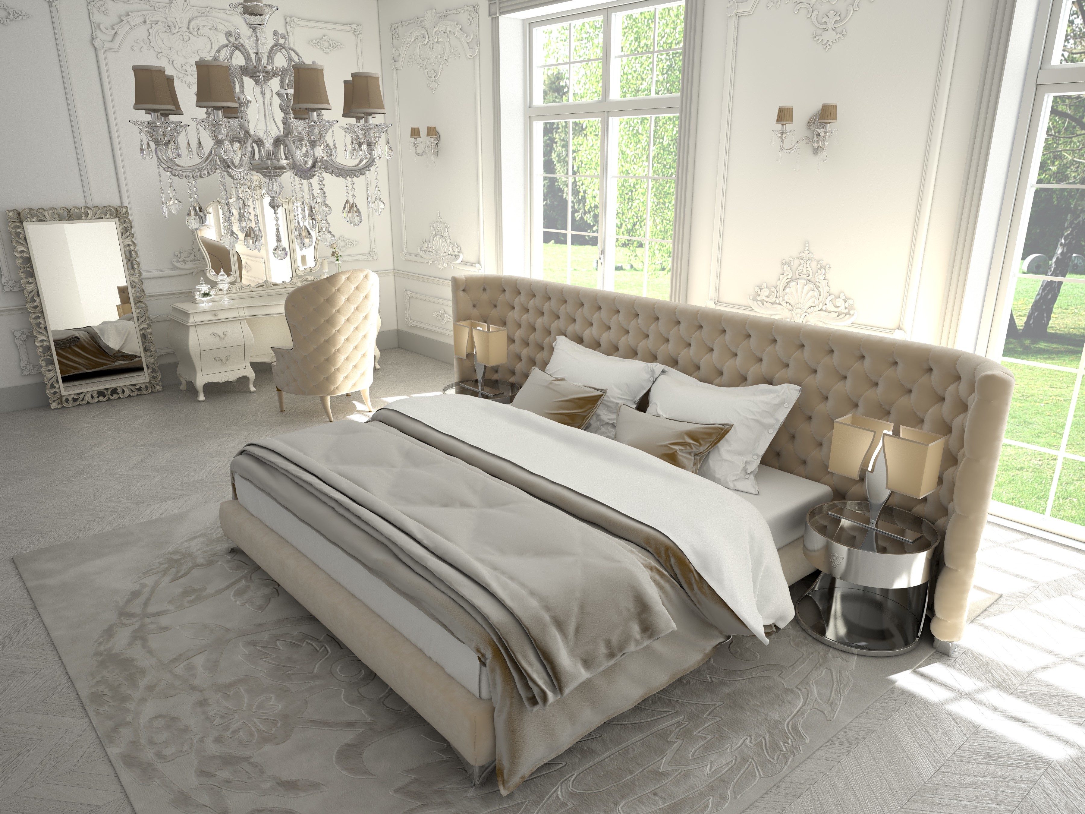 Urządzamy sypialnię w stylu glamour – o tym nie możesz zapomnieć!